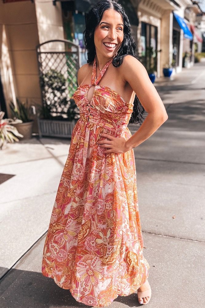 Paisley Maxi Dress