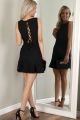 Fit And Flare Lace Dress Black