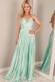 Shimmer Pleated Gown
