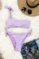 One Shoulder Bikini Top Lilac