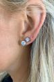 Stud Earring Set Silver
