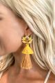 Stone & Fringe Earrings