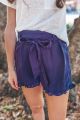 High Waisted Belted Shorts