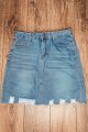 Cut Off Denim Skirt