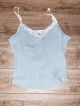 Lace Detailed Knit Tank Grey