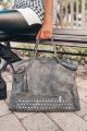 Detailed Handbag Charcoal