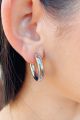 Small Hoop Earrings Silver