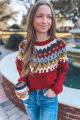 Novelty Sweater Red