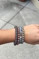 Beaded Bracelet Grey