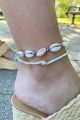 Layered Shell Anklet Multi