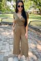 Wide Leg Jumpsuit With Pockets Olive