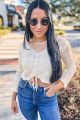 Crochet Crop Top Natural