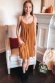 Strappy Shift Dress Ginger