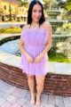 Strapless Tulle Dress Lavender