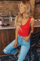 V-Neck Crop Top