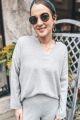 Knit Blouse Grey