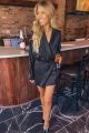 Wrap Romper Black
