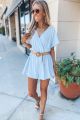 Wrap Romper With Belt
