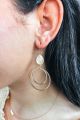 Stone Earrings Clear