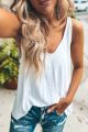 Ribbed V-Neck Tank