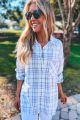 Plaid Blouse