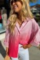 Ombre Blouse Pink