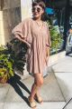 Shift Dress Beige