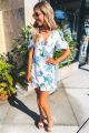 Floral Dress Blue