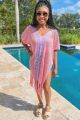 Crochet Cover Up Pink