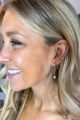 Crystal Drop Earrings Gold