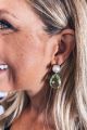 Stone Earrings Mint