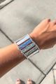 Stretch Statement Bracelet Silver