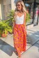 Print Pants Hot Pink