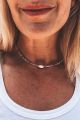 Beaded Choker Pink