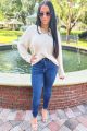 Drop Neck Sweater Cream