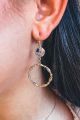 Detailed Hoop Earrings