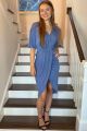 Wrap Dress Blue
