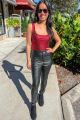 Vegan Leather Pants Black