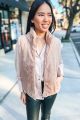 Reversible Fur Vest Taupe