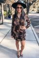 Print L/S Dress