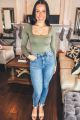 Frayed Hem Skinny Medium