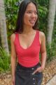V-Neck Tank Poppy