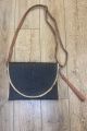 Straw Clutch Black