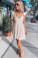 Ruffle Sundress Cream