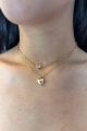 Heart Necklace Gold
