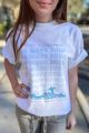 Big Wave Oversized Tee White