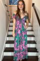 Floral Maxi Dress Pink