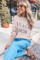 Beach Bum Sweater Taupe