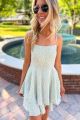 Knot Back Dress Sage