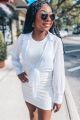 Tie Blouse Off White
